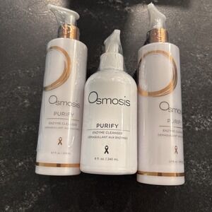 LOT OF 3 Osmosis Purify Enzyme Cleanser 6.7oz/200ml AUTHENTIC SEALED